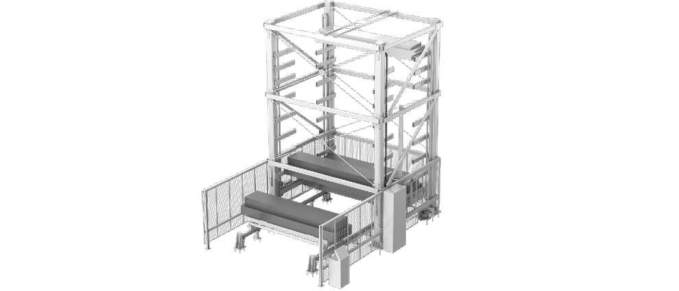 immagine magazzino automatico verticale heavytower Automha